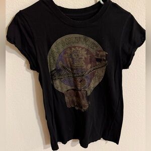 Black Graphic Women's Top
